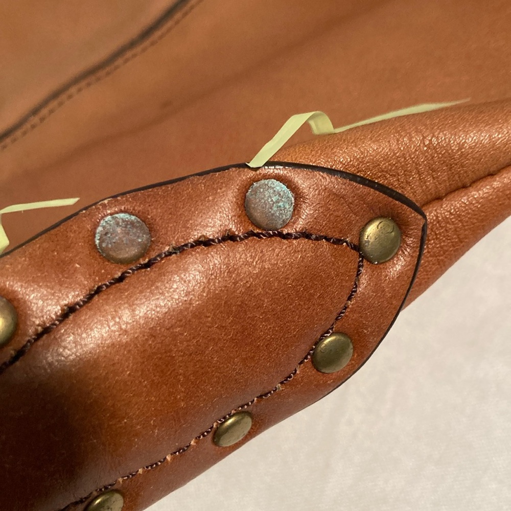 Lucé leather shoulder/hobo handbag caramel brown - Picture 15 of 16